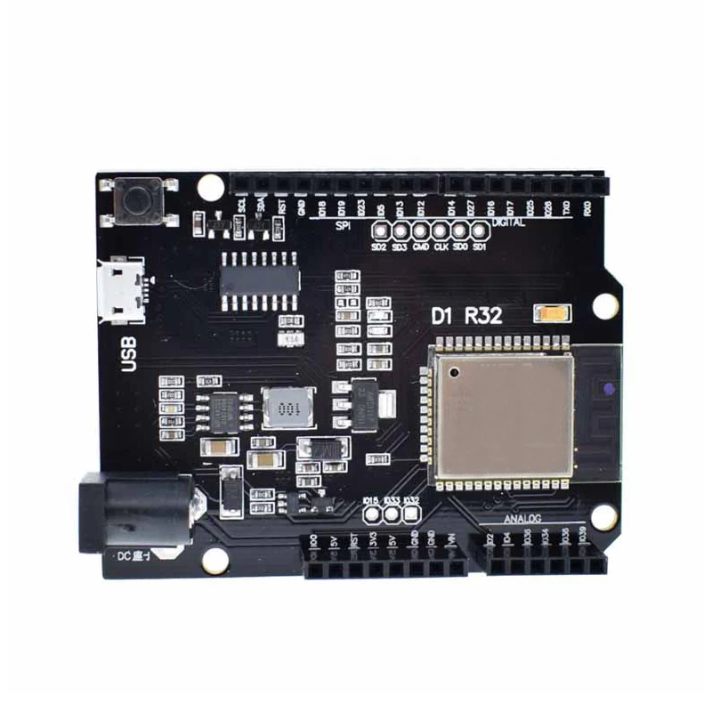 Для Wemos D1 ESP32 ESP-32 WiFi Bluetooth 4MB Flash UNO R32 плата модуль CH340 CH340G макетная для Arduino |