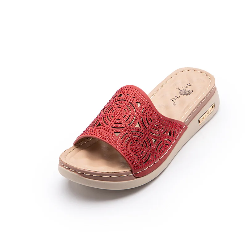 

Woman Shoes Casual Flats Sandals Female Beach Thick Bottom Sandals Lady Leisure Shoes Fashion 2021 Leisure New Summer