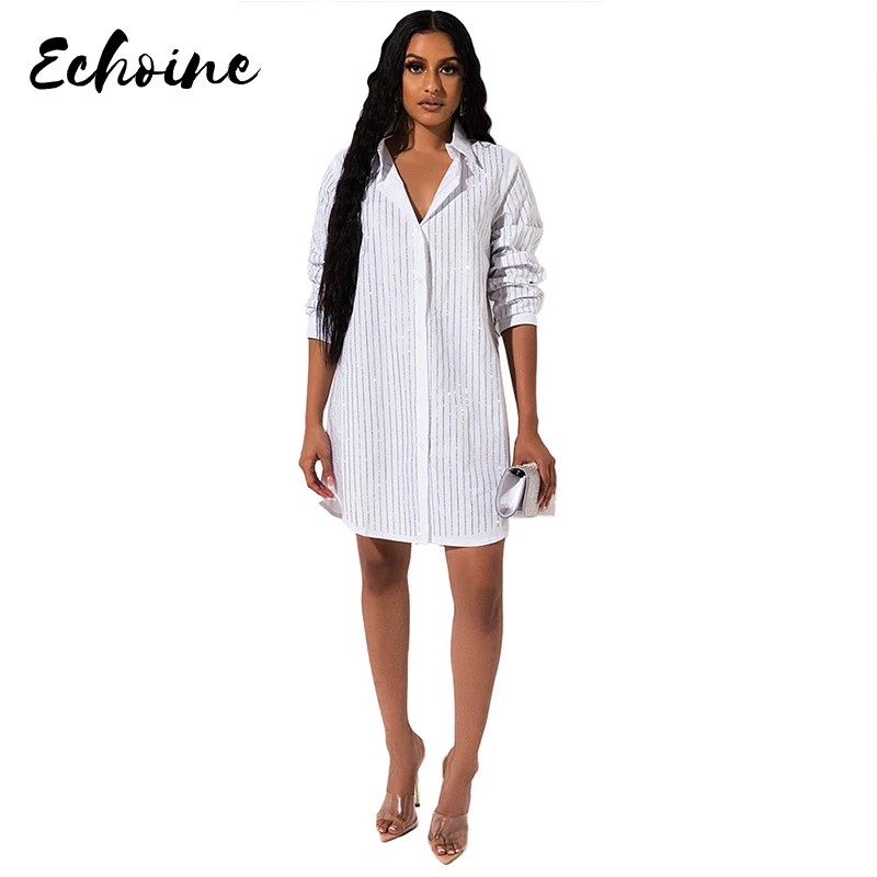 Женское платье рубашка с длинным рукавом зимнее асимметричное свободное в