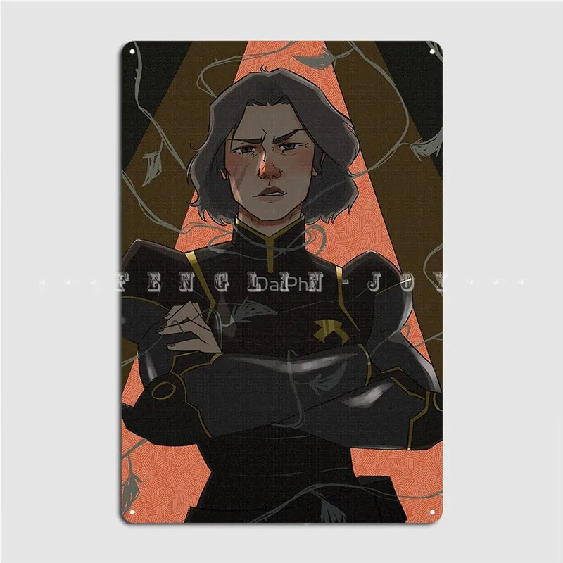 

Металлический знак Lin Beifong, Клубные домашние дизайнерские пластины, оловянные плакаты