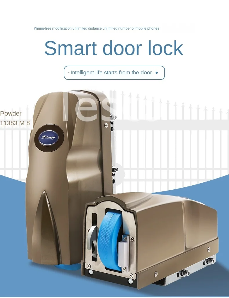 

Eight-character electric door opener automatic motor
