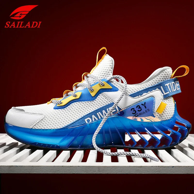 

Sailadi Men Running Shoes Breathable Fashion Sports Shoes Youngster Hip Hop Trend Outdoor Fitness Gym Training Sneakers RT-A35