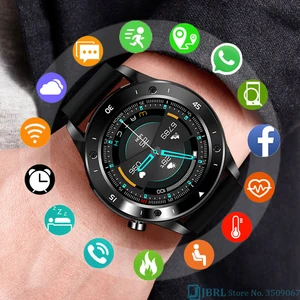 new sport smart watch men smartwatch electronics smart clock for android ios fitness tracker full touch round smart watch free global shipping