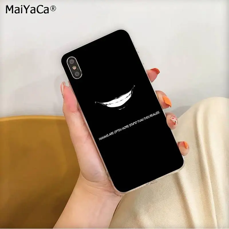 MaiYaCa Темный аниме Haise Sasaki Токийский Гуль мальчик Coque Оболочка Чехол для телефона для iPhone 11 pro XS MAX 8 7 6 6S Plus X 5 5S SE XR