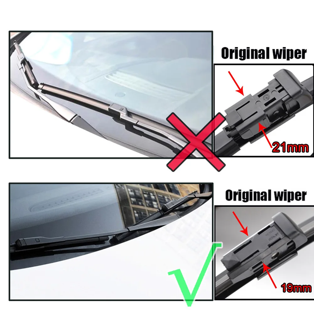 Щетки стеклоочистителя Xukey 2 шт./компл. для VW Passat CC Jetta 6 A6 MK6 Skoda Octavia Typ 5E A7 Audi Q2 2013 2014