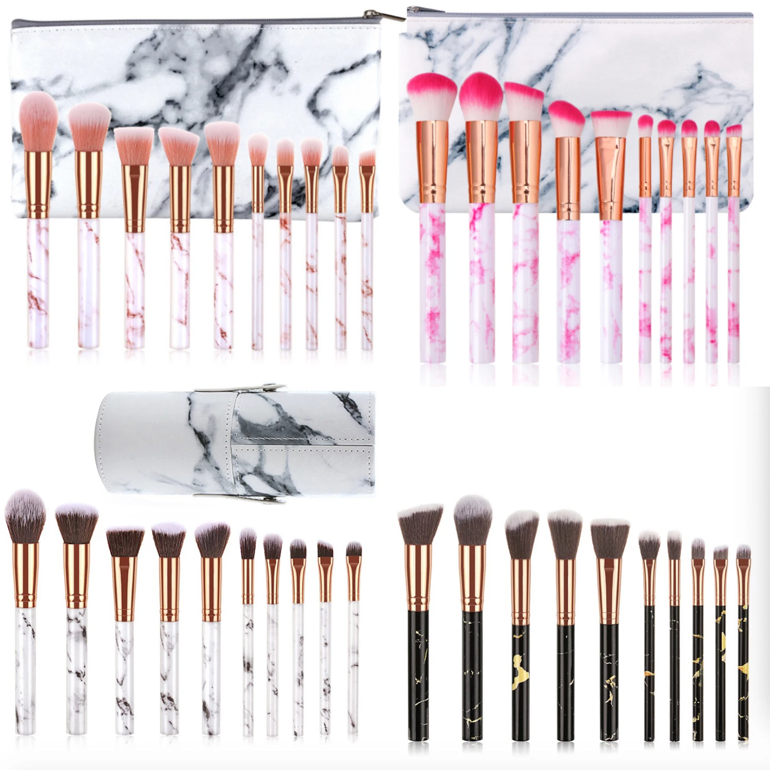 

10 makeup brushes eyeshadow shadows make up tools makeup set huda beauty eye shadow blush new users bonus foundation brush set