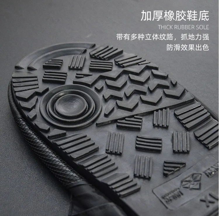 Черные непромокаемые ботинки из Оксфордского ПВХ Нескользящие бахилы мотоцикл