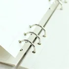 Офисные переплетные принадлежности, 2 шт., металлическое кольцо для переплетения с 3 кольцами, универсальный инструмент для хранения листов, Руководство diy A5A6A7B5