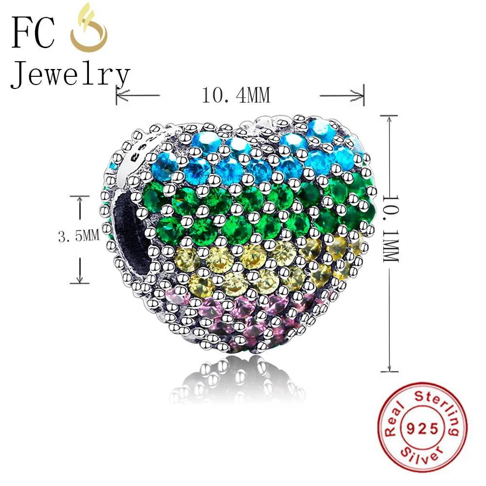 FC ювелирные изделия подходит для оригинального бренда талисманы браслет серебро