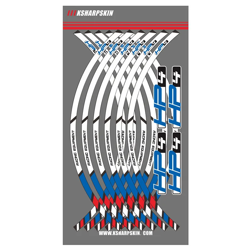12 полосок наклейка на колесо мотоцикла Светоотражающая полоса обод внешний
