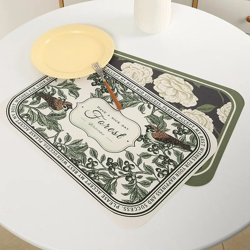 

1pcs Leatherwear Coaster Cup Heat Resistant Hot Insulation Coasters Pads Table Mats Dining Placemats Coffee Mat Set Wholesale