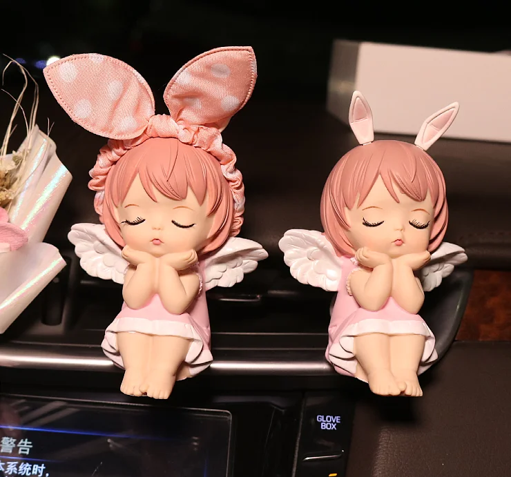 Lovely Angel Anime Figurines Perfume Clip Car Air Vent Freshener Scent Aromas Diffuser Decor Auto Interior Accessories For Girls Lovely Angel Anime Figurines Perfume Clip Car Air Vent Freshener Scent Aromas Diffuser Decor Auto Interior Accessories For Girls
