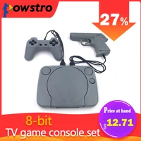 new high quality useful mini retro tv video games console double players 8 bit support av out family tv retro games controller