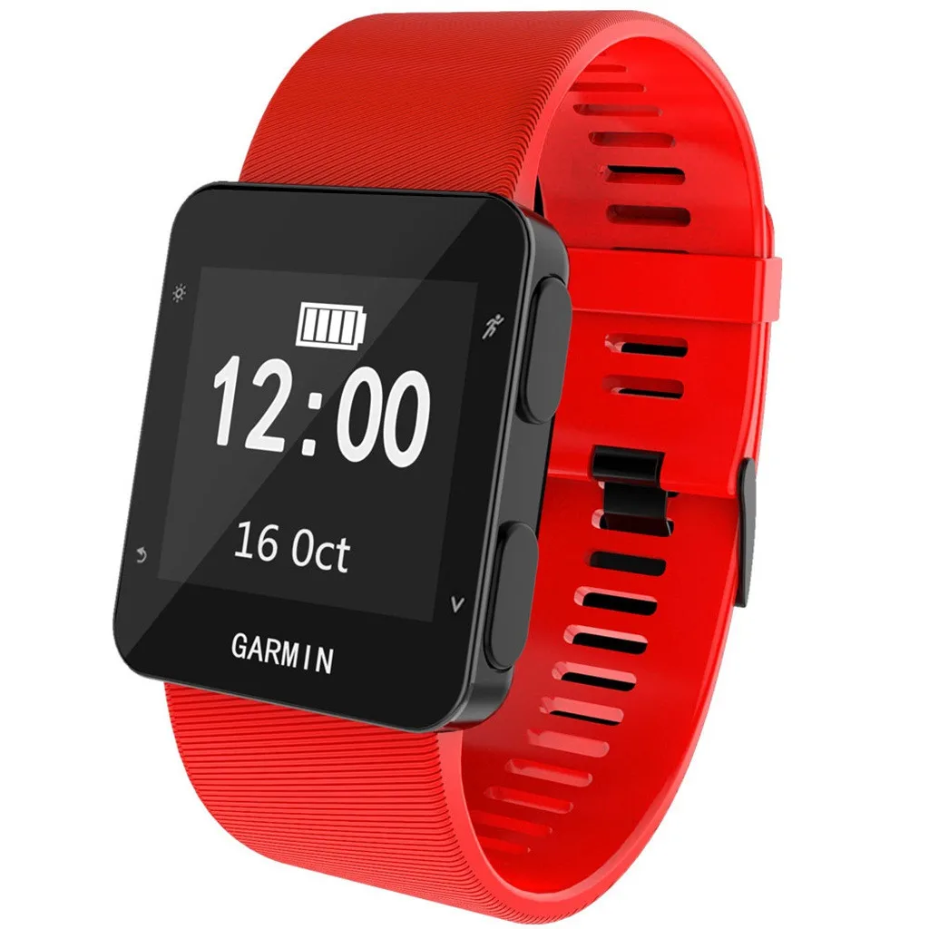 Спортивный силиконовый сменный Браслет с ремешком для Garmin Forerunner 30 35 Смарт часы браслет аксессуары#923