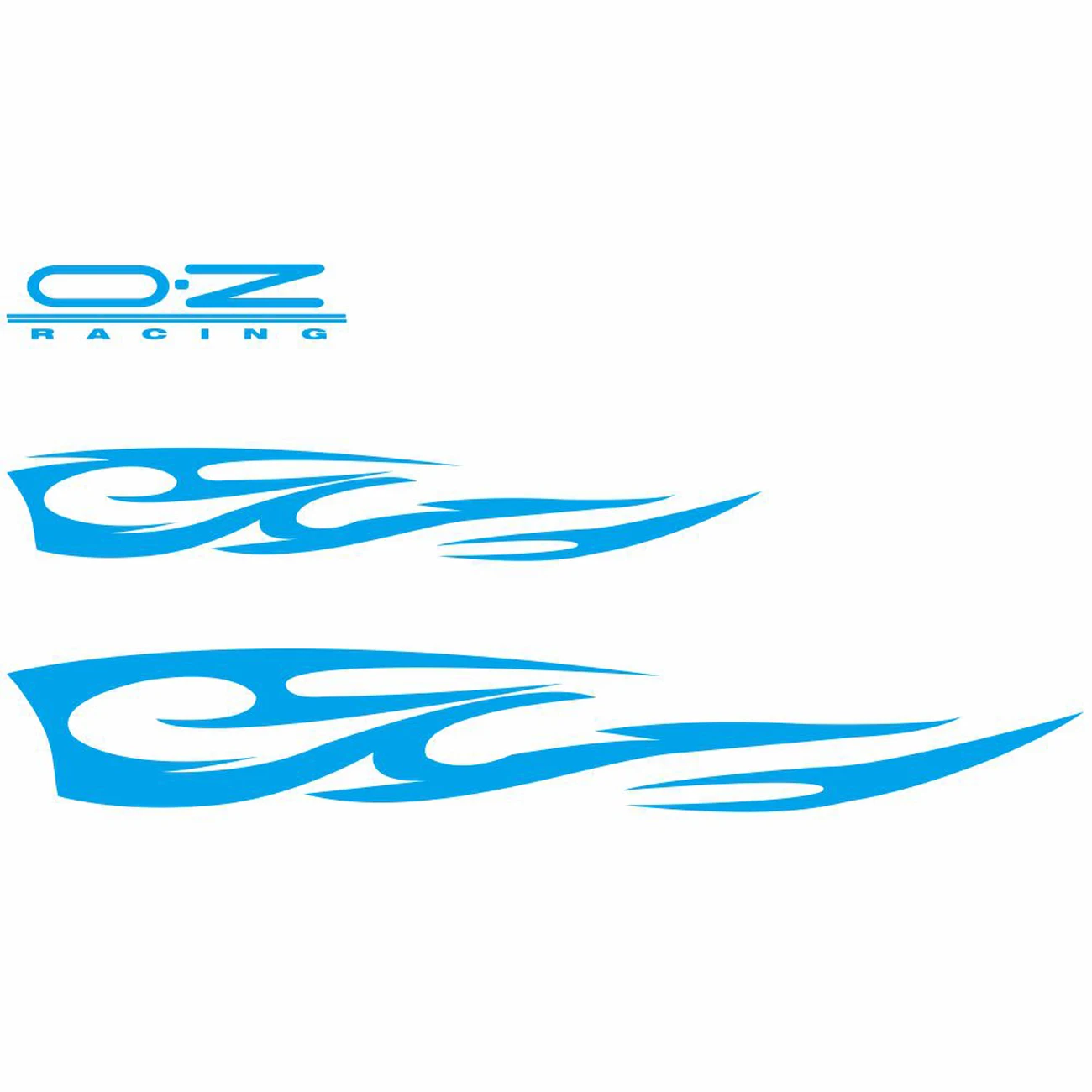 

5 PCS Flame Graphics Car Body Side Stripe Engine Hood Sticker for Car Universal Self-Adhesive Decal Decoration