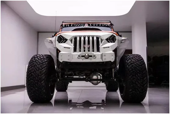 MS Anger Передняя решетка для 1/10 Rc Гусеничный автомобиль Trx4 осевой Scx10 Jeep JK Wrangler Sema передняя решетка сердитая передняя сторона