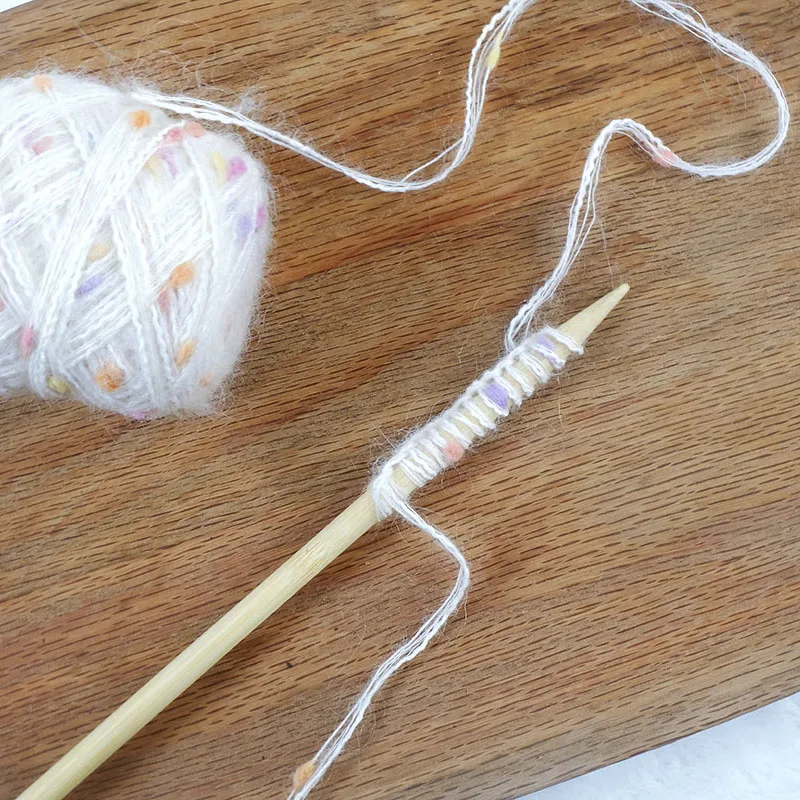 Мохеровая нить с аппликацией 2 шт. * 50 г для ручного вязания спицы ткани мохеровая