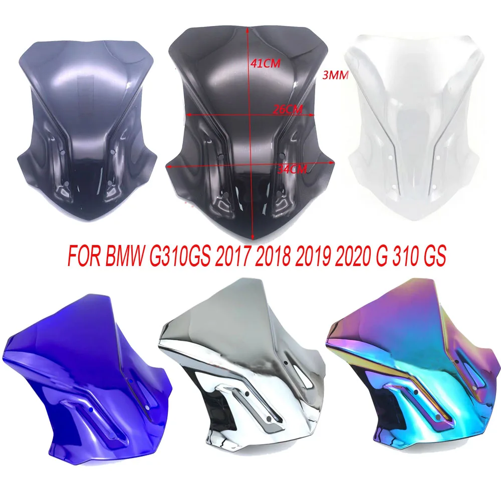 

Windscreen Windshield Wind Screen Shield Deflector Protector Cover For BMW G310GS 2017 2018 2019 2020 G 310 GS