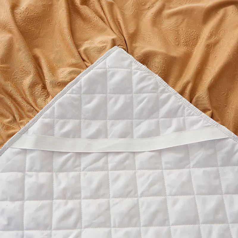 Европейский бархат кружева тиснением стеганое покрывало для кровати рюшами