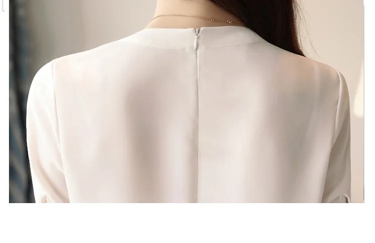 модные женские блузки 2019 Женская одежда с коротким рукавом шифоновые рубашки