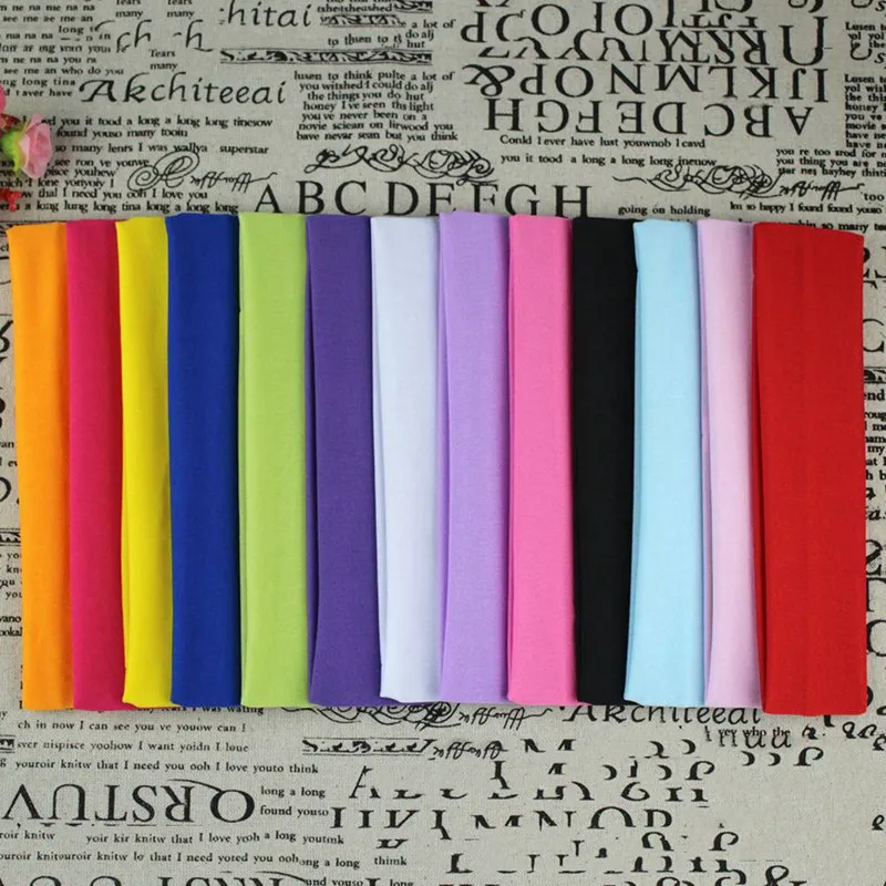 

Solid Sports Headband Women Fashion Elastic Hair Bands Running Fitness Yoga Headwear Female Stretch Wash Makeup Hair Accessories