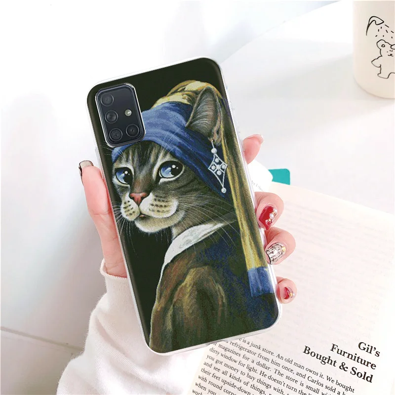 

Retro Printed TPU Soft Silicone Phones Case for Samsung A01 A02 A10 A10e A10S Phone Cover for Realme Redmi A20e A20s A30 A30s A3
