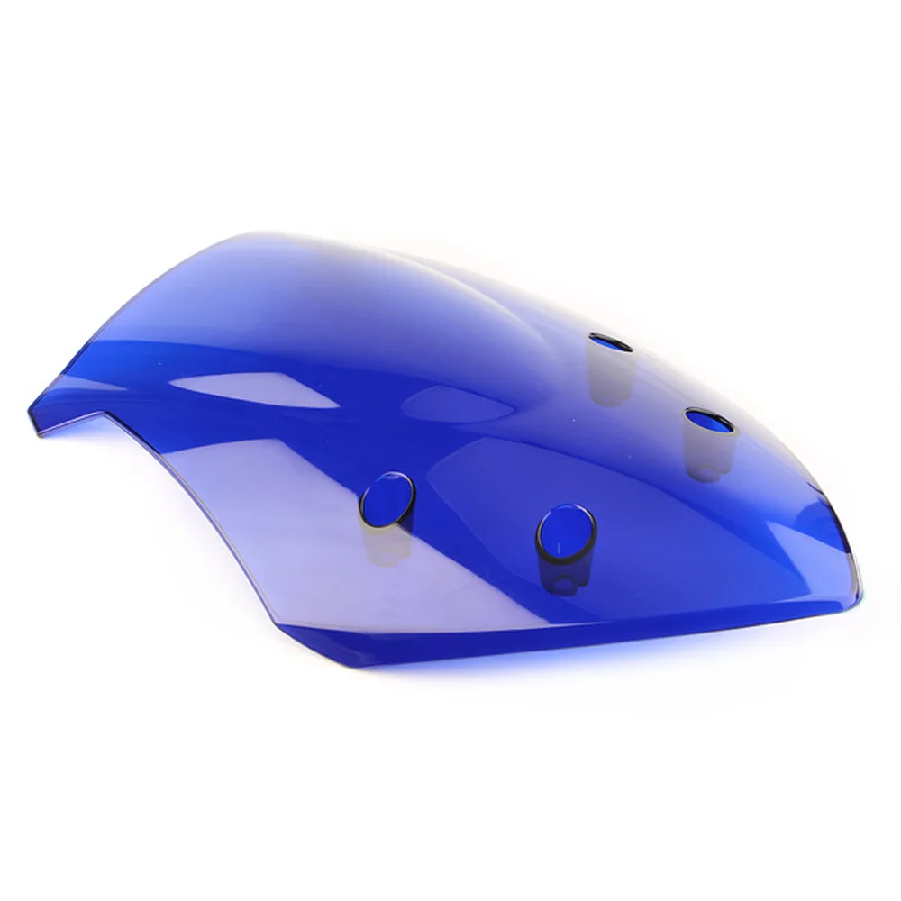 Мотоциклетное лобовое стекло иридиевое черное с болтами винтами крепежными