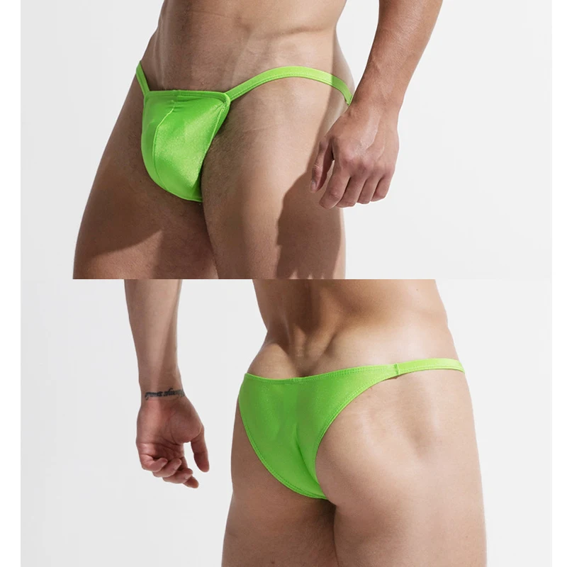 Новинка 2020 года однотонная Мужская купальная одежда короткий сексуальный