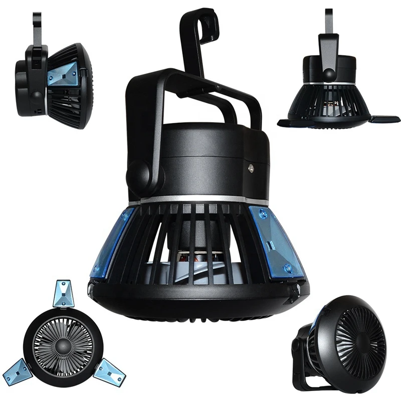 Портативный светодиодный фонарь для кемпинга с потолочным вентилятором на