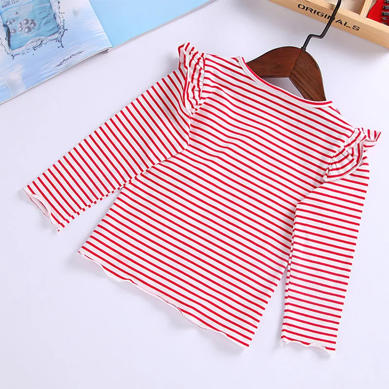 Блузка с длинным рукавом для девочек 1-6 лет из мягкого хлопка | Мать и ребенок