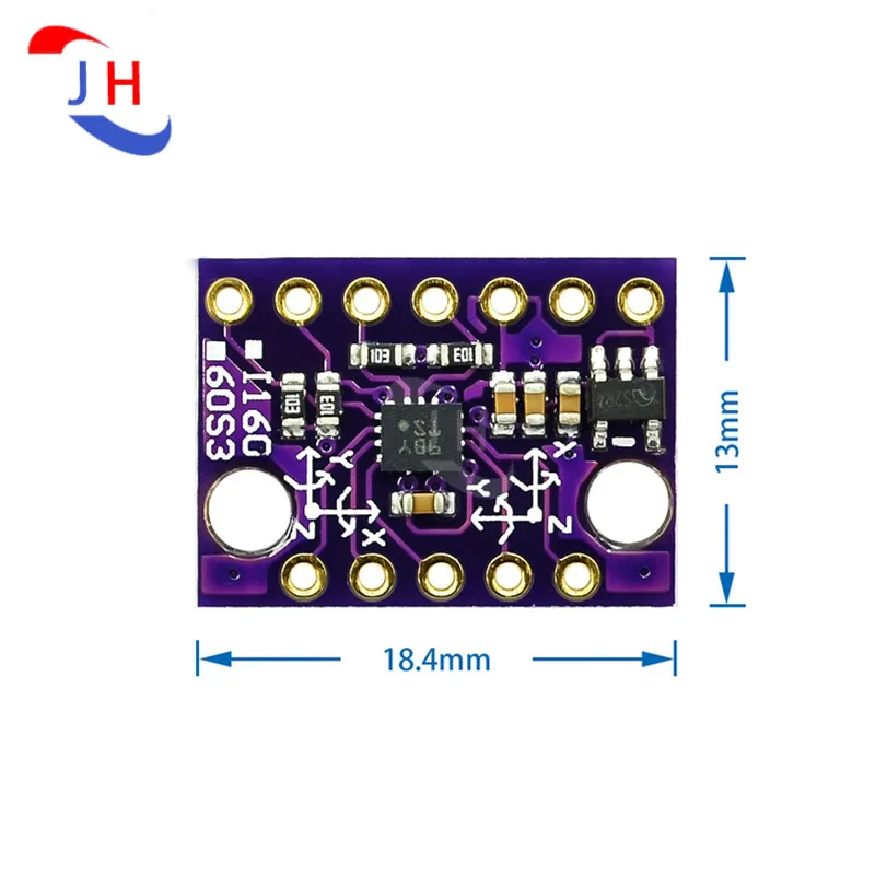 1 шт. деталь 6 осей оси гироскоп гравитация Φ IIC I2C SPI протокол связи 3-5V GY BMI160