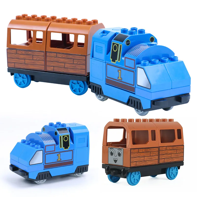 

Конструктор «поезд» большого размера, совместимый с обучающими кубиками