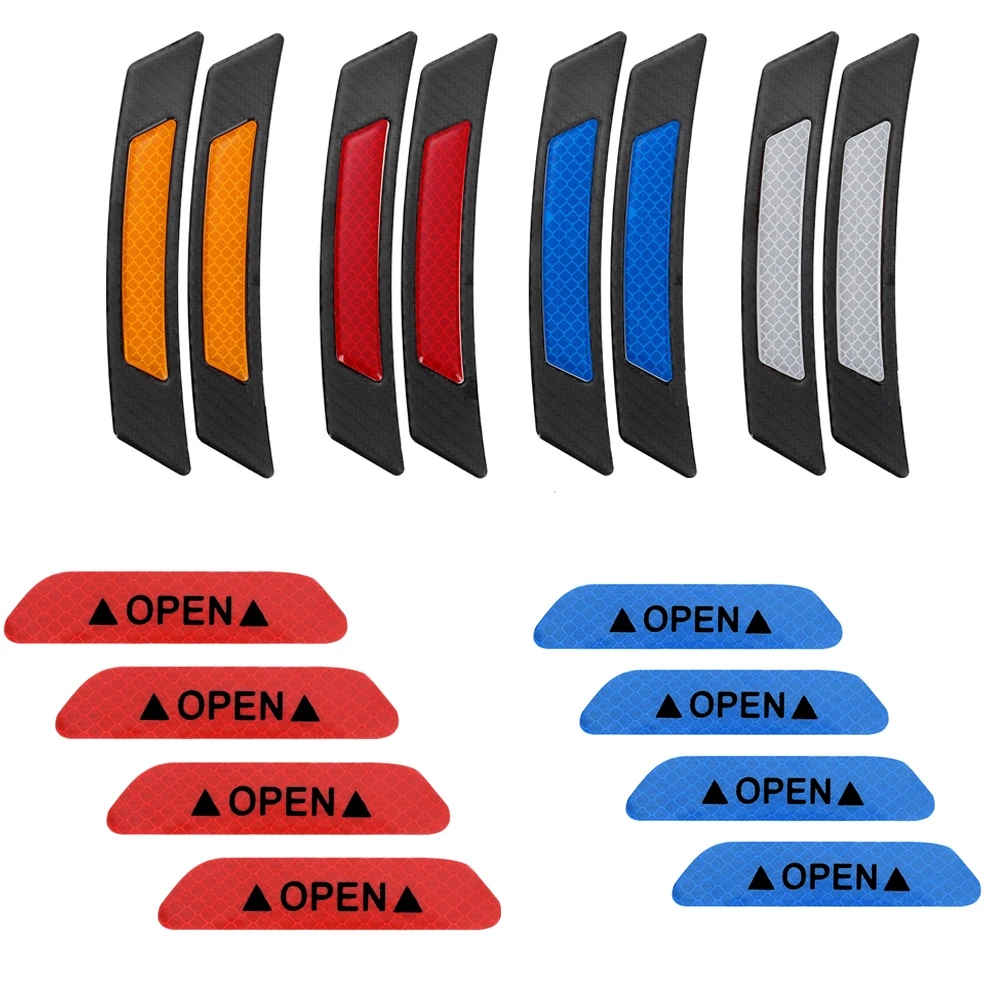 2019 Горячая продажа автомобильные отражающие наклейки из углеродного волокна