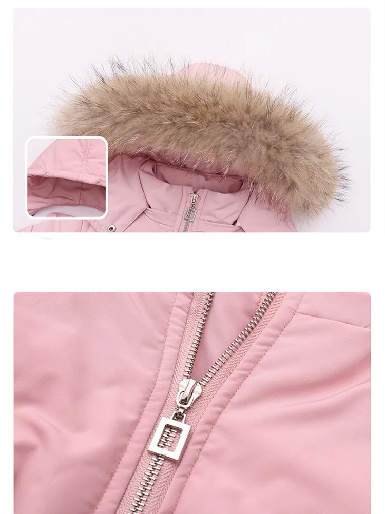 Детский пуховик и комбинезон зимний комплект одежды из 2 предметов для маленьких