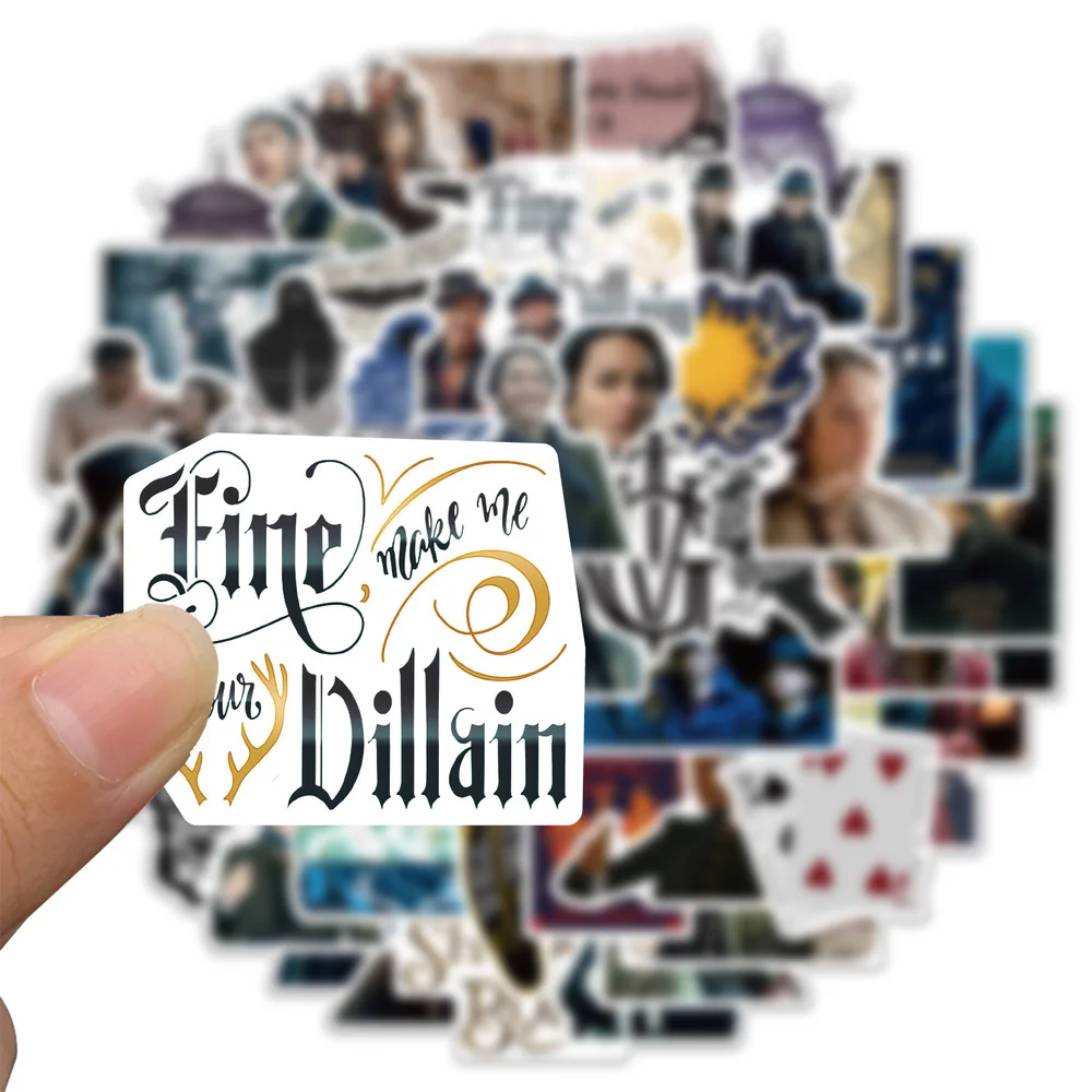 1050pcs new american tv series shadow and bone stickers diy decorative luggage laptop skateboard phone case waterproof sticker free global shipping