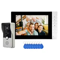 7inch Video Door Phone Intercom Doorbell With RFID HD IR LED Outdoor Waterproof Camera Inductive Card Video Door Phone System