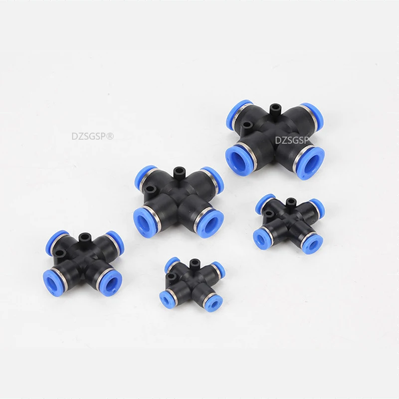 4-полосная поперечная форма равная пневматической 8 мм 10 6 4 12 OD шланговая трубка