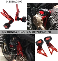mtkracing motorcycle frame shock protection for cb650f cbr650f 2014 2019 cb650r cbr650r 2019 2020