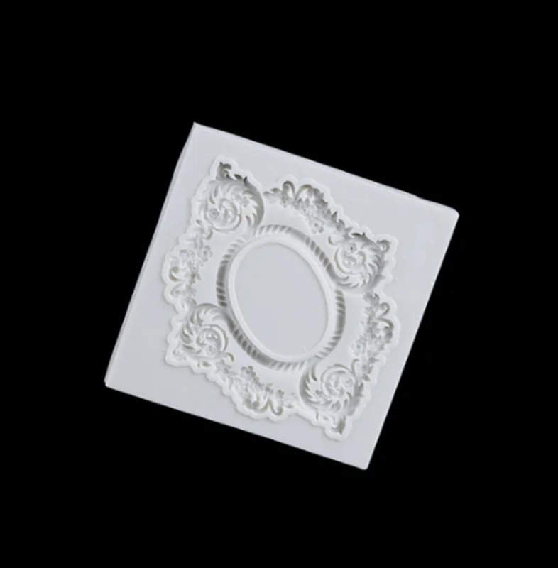 Силиконовая форма 1 шт. для выпечки торта инструменты украшения Ретро рамка