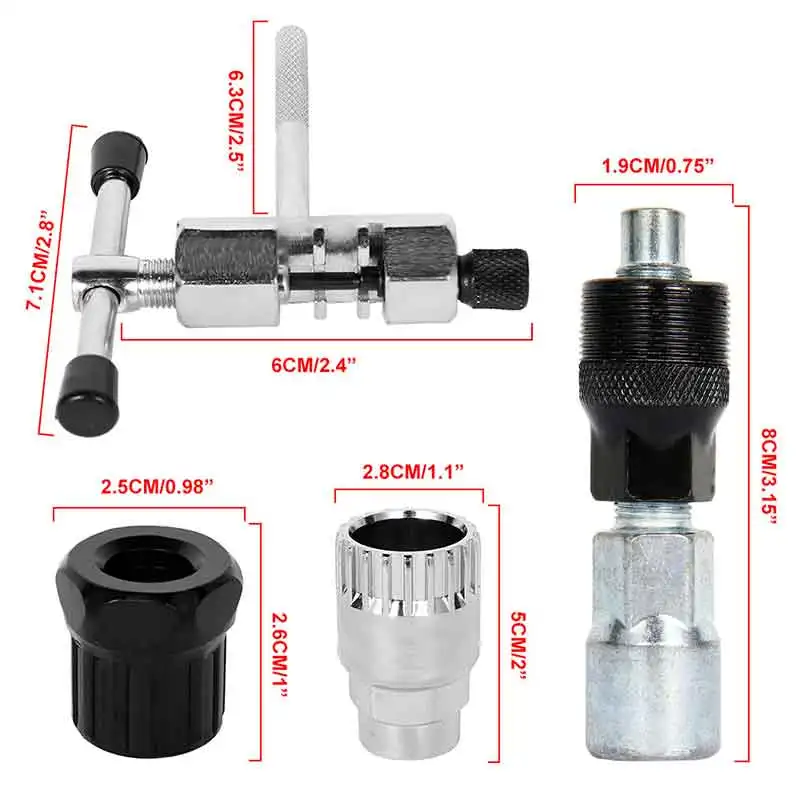 Многофункциональный набор инструментов для ремонта велосипеда цепь горного