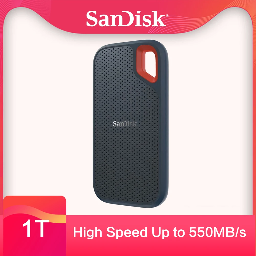 Внешний твердотельный Диск SanDisk hdd SSD 500 Гб ТБ USB 3 1 Тип C внешний жесткий диск для