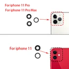 Оригинальное стекло для объектива задней камеры + наклейка для Iphone 13 X XR XS 11 12 Pro Max 12 мини-камера стеклянные линзы запасные части