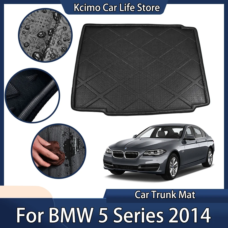 

Автомобильные аксессуары для BMW 5 серии 2014, подкладка для багажника, коврик для груза, напольный поднос, коврик для защиты ковра