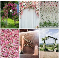 vinyl custommade wedding photography backdrops flower wall forest danquet theme photo background studio props 21126 hl 13