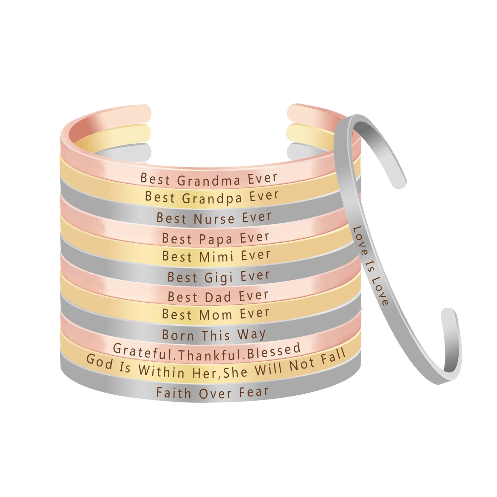 Браслеты мантра с вдохновляющими мотивами мужские и женские браслеты ручной