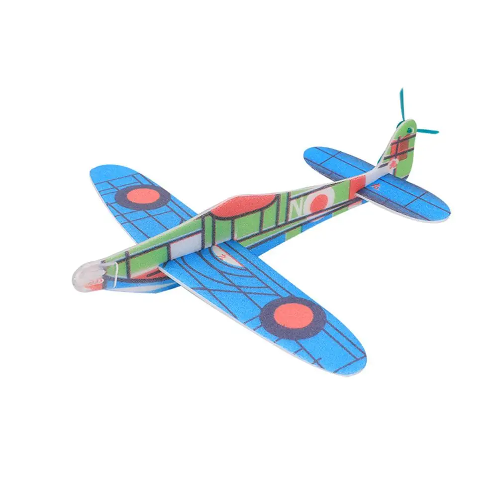 

Hand Launch Throwing Aircraft Inertial Foam DIY Airplane Toy Children Plane Model Outdoor Fun Toys
