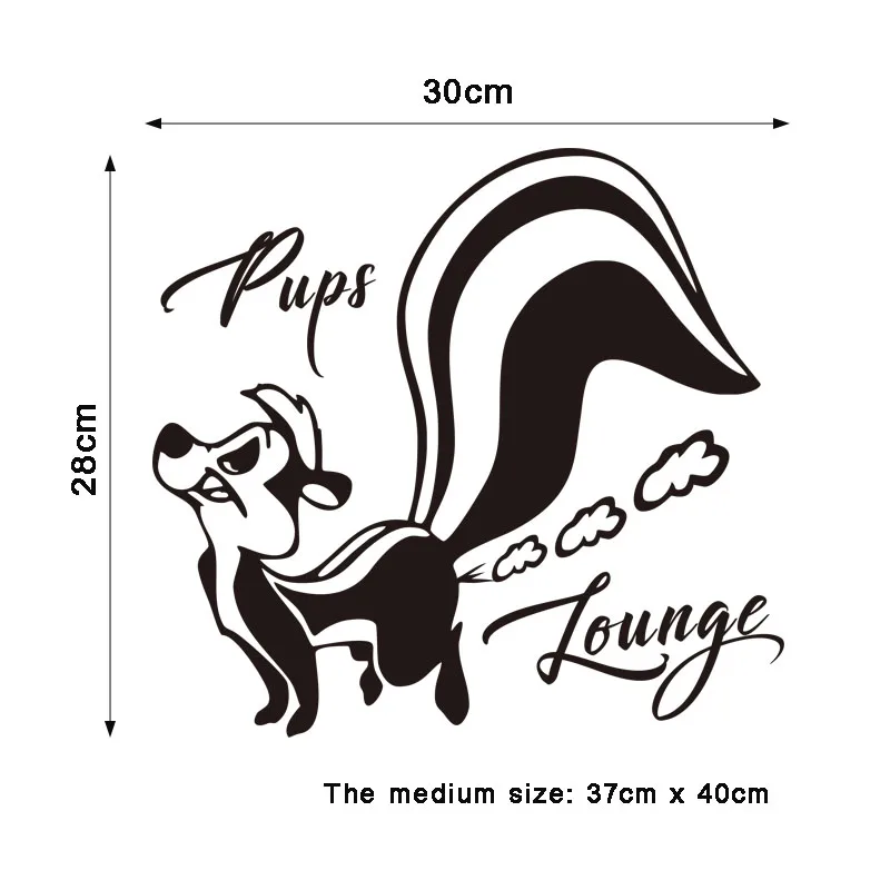 Наклейки на стену в виде Мопсов Стикеры для туалета домашний декор наклейки