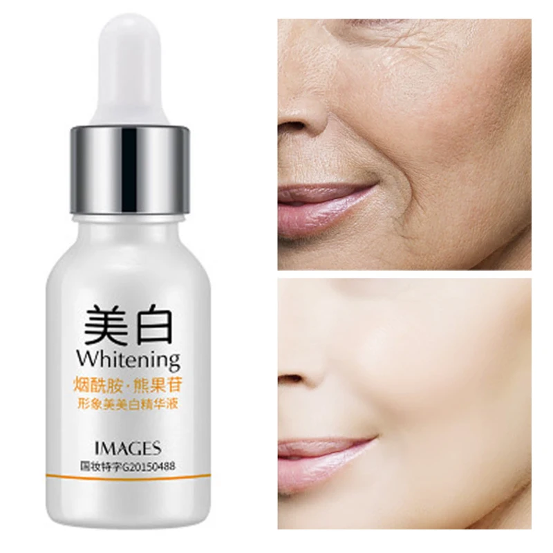 

Whitening Face Serum Moisturizing Improve Melanin Lighten Freckles Pores Oil Control Repair Rough Nicotinamide Skin Care 1Pcs