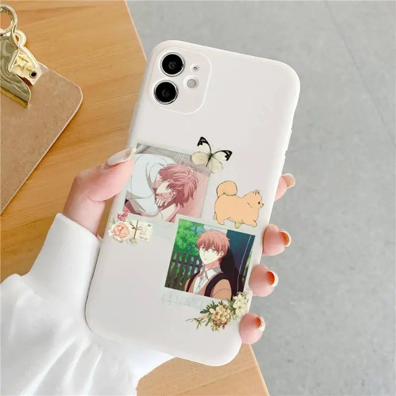 

Given Yaoi Anime Phone Case Candy Color for iPhone 6 6S 7 8 11 12 XS X SE 2020 XR mini pro Plus MAX funda