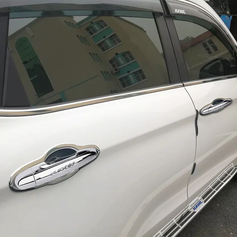 ABS покрытие дверная ручка Чаша Дверная защитное Накладка для 2015 2016 2017 Great Wall Haval H2